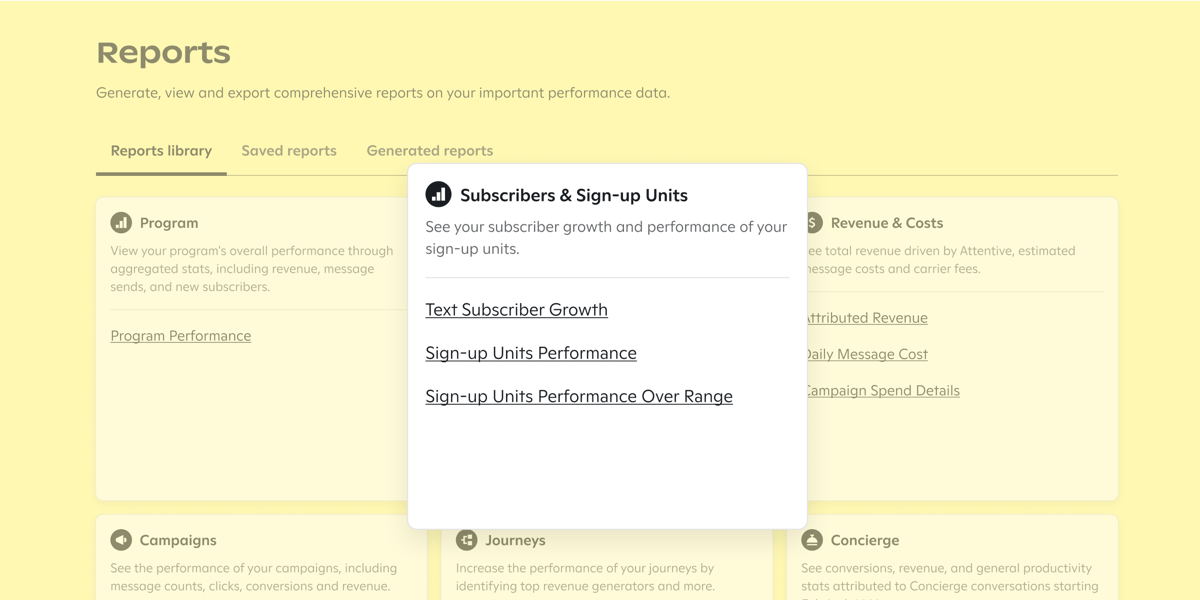 Generate, View & Export Reports