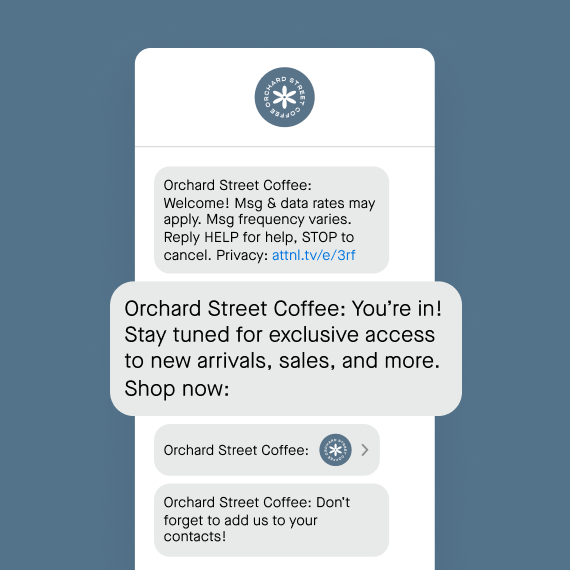 Set up a sign-up unit on your site